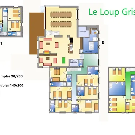 Le Loup Gris - 35 Pers - Vue-wellness, Butgenbach-malmedy Chalet